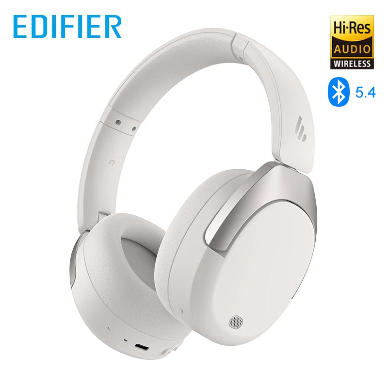 Edifier W830NB Wireless Bluetooth 5.4 Headphones | Active Noise Cancelling Hi-Res Over-Ear Headset, LDAC, Foldable, 94H Playtime