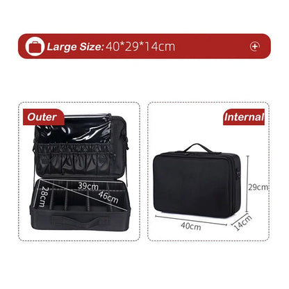 Large Fishing Tackle Bag — Waterproof Oxford Multi-Layer Reel & Lure Storage Case, Multi-Function Fishing Organizer