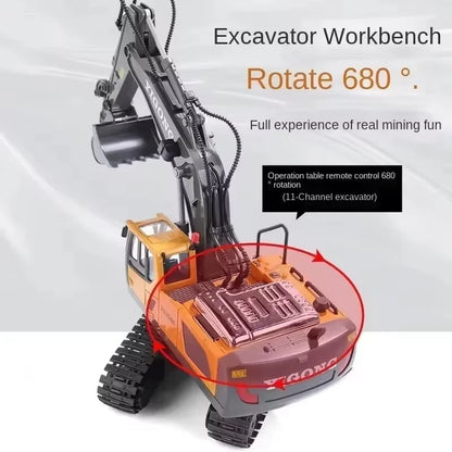 New RC Engineering Vehicle Toy — 2.4G Crawler Bulldozer, Excavator & Dumper Car for Boys, Kids Holiday Gift