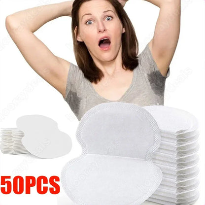 10/20/40/50PCS Unisex Sweat Pads – Disposable Underarm Anti-Perspiration Deodorant Shields for Summer