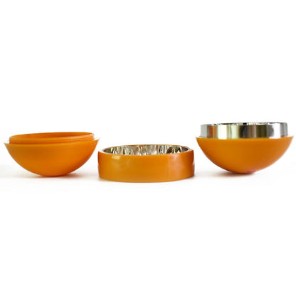 3-Layer Herb Grinder - Sharp Metal Teeth Tobacco Crusher with Pokeball Design Smoking Accessory