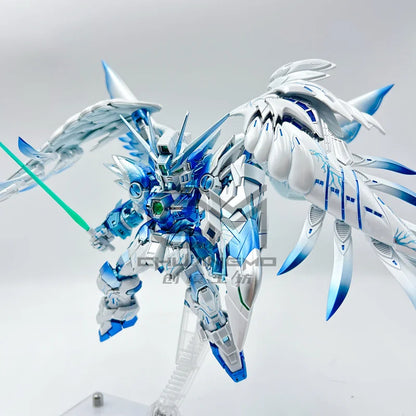 MGSD Wing Zero Glacier Blue Limited Edition – Mech Assembly Model Kit, Action Figures & Collectible Puzzle Toy for Boys