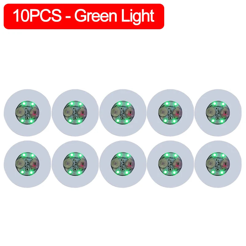 LED Coaster Sticker – Battery-Powered Luminous Glass & Bottle Pads for Bars, Parties, and Drink Decor