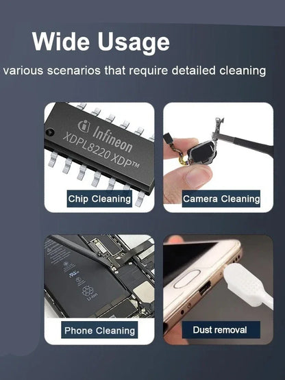 WOZNIAK PBT Fiber Cleaning Brush – Polishing Tool for Motherboard, PCB, IC Glue Removal & Phone Repair