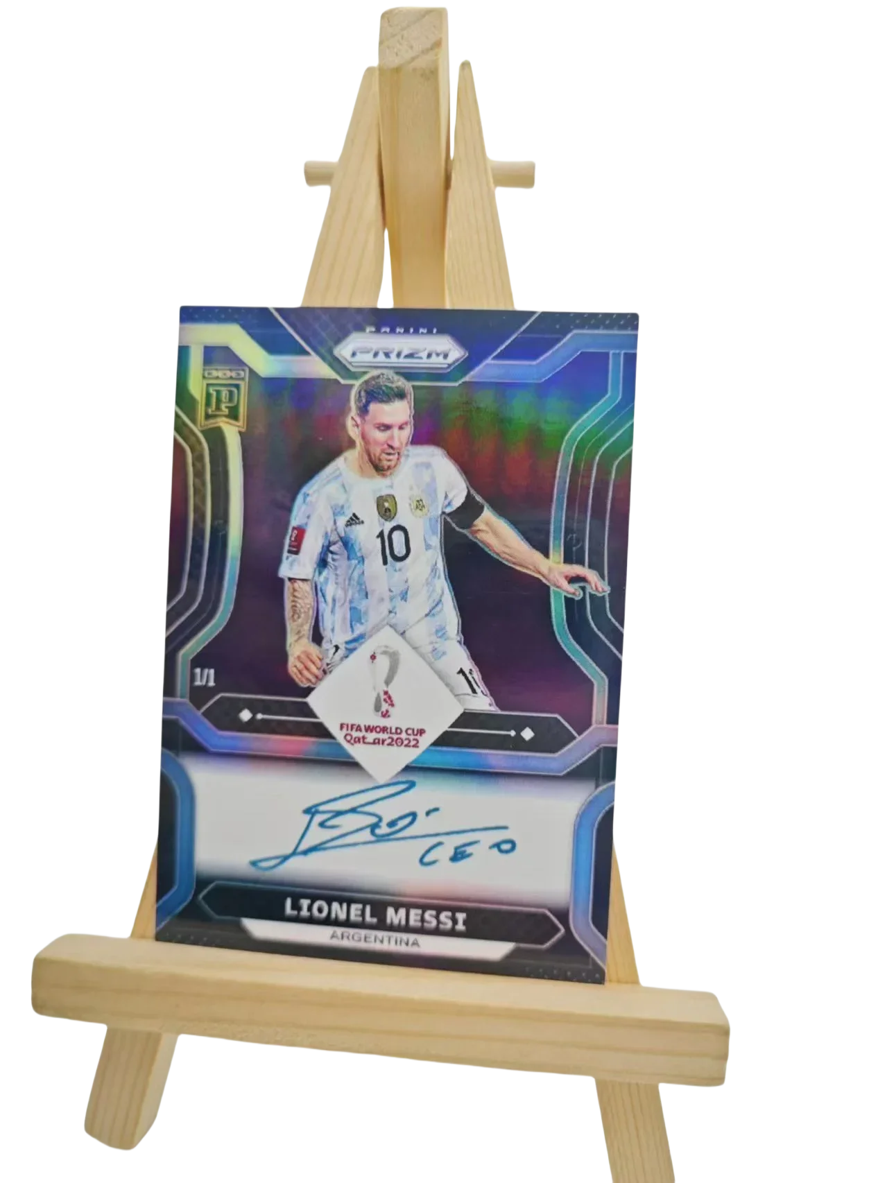 Panini DIY Star Football Card – Messi & Ronaldo Collectible, Homemade Gift for Christmas & Birthday