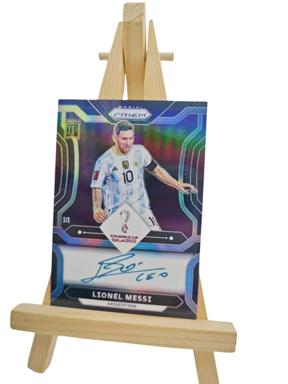 Panini DIY Star Football Card – Messi & Ronaldo Collectible, Homemade Gift for Christmas & Birthday