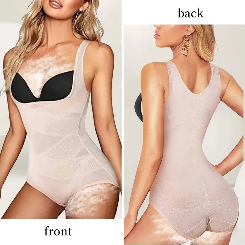 Shape & Slim: Breathable One-Piece Tummy Tum Shaper - Hip Lifter Corset, Thigh Slimmer, Waist Trainer, Slimming Underwear