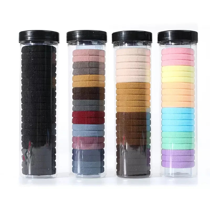 20PCS High Elastic French Style Hair Ties Thick Thickened Hair Bands for Women & Girls