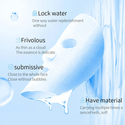 BIOAQUA Moisturizing Face Masks - 20-Piece Hydrating Facial Sheet Mask Set for Brightening & Anti-Aging Skincare
