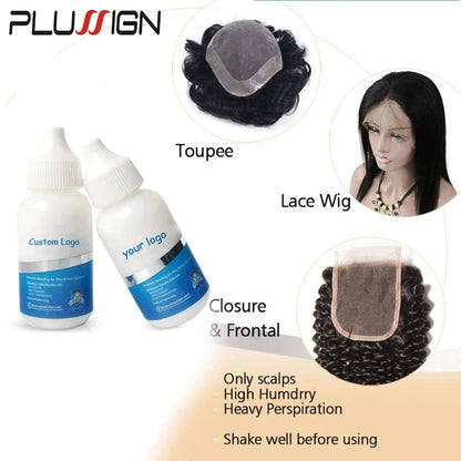 Plussign Lace Wig Glue with Remover – Super Strong Lace Adhesive & Hair Installation Kit for Wigs, Toupees, & Closures