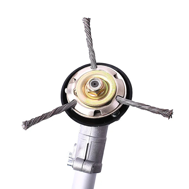 9 Inch Steel Grass Trimmer Head – 3/6 Cutter Brush Cutter Blade Wire Weed Trimmer Attachment for Garden Lawn Power Tool