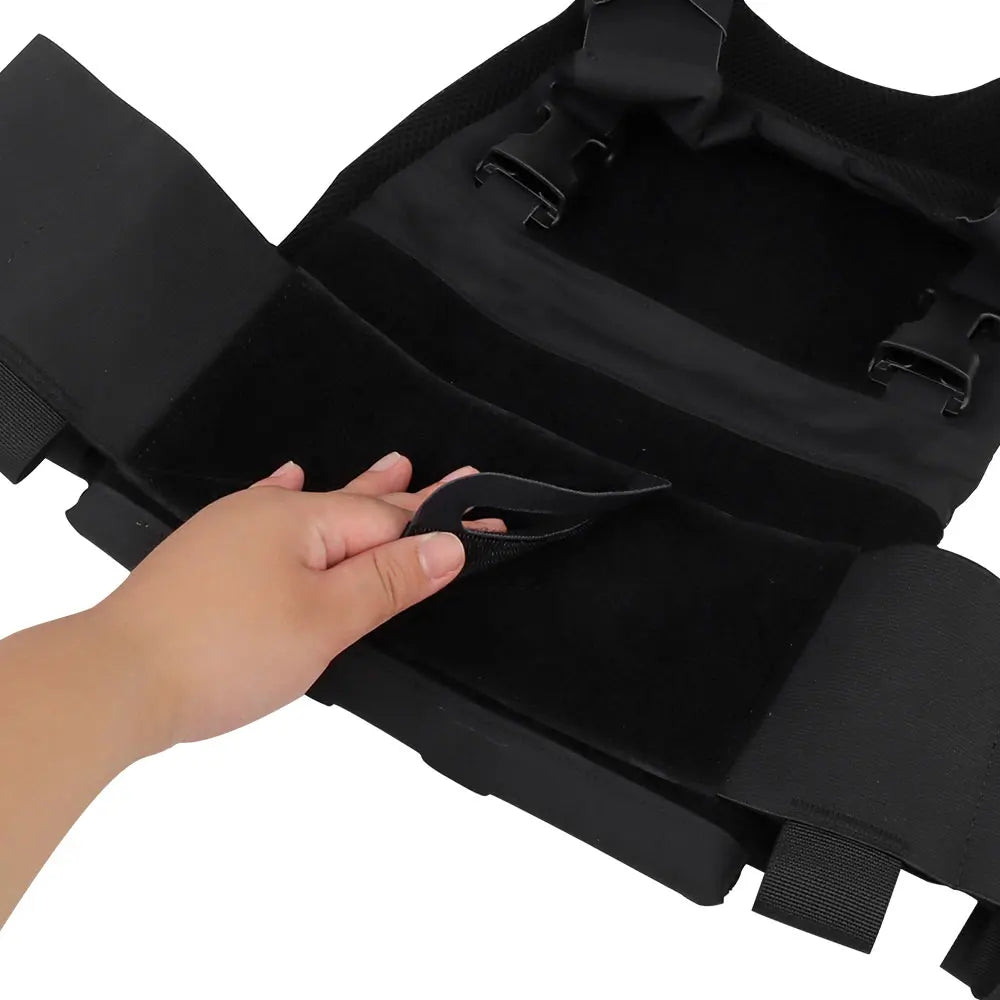 FCPC Tactical Vest Ferro – Lightweight Folding Airsoft Plate Carrier with Breathable Design, Portable Hunting Mag Pouch & Army Equipment