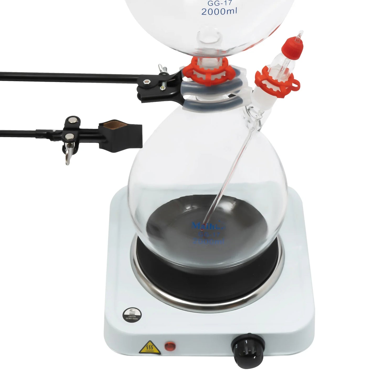 High Efficiency Lab Distillation Kit – 1000W Electric Stove, Safe Heating & Stable Design for Liquid Separation