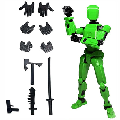 Titan 13 Action Figures – 3D Printed Multi-Jointed Movable Lucky 13 & Nova 13 Collectibles