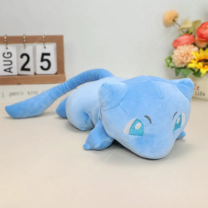 Pokemon Shiny Mew Plush Pillow – Soft Stuffed Anime Cushion Toy for Kids, Fun Birthday Gift for Boys & Girls