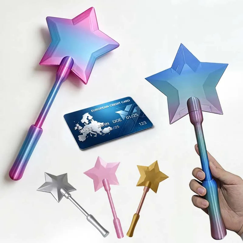 Magic Wand Card Holder - 3D Printed Tap Payment Credit Card Stand and Novelty Gift