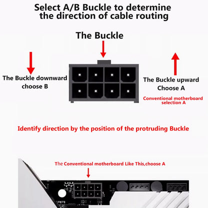 AIJS 8-Pin ARGB CPU Power Extension Cable – One-Line Computer Connection Extension Cord