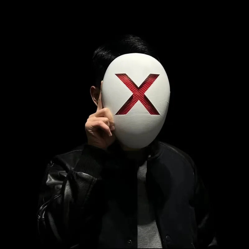 3D Printed Designer Punctuation Mask - Masquerade Cosplay Costume for Singer, DJ, Stage, Rock & Hip Hop Performances