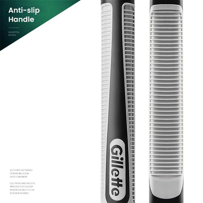 Gillette Vector 2 Razor Set for Men - 9 Blades with 2-Layer Razor Blades for Smooth Shaving