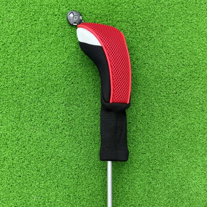 3PCS Red Golf Hybrid Headcovers – Long Neck UT Club Covers for Golf Clubs