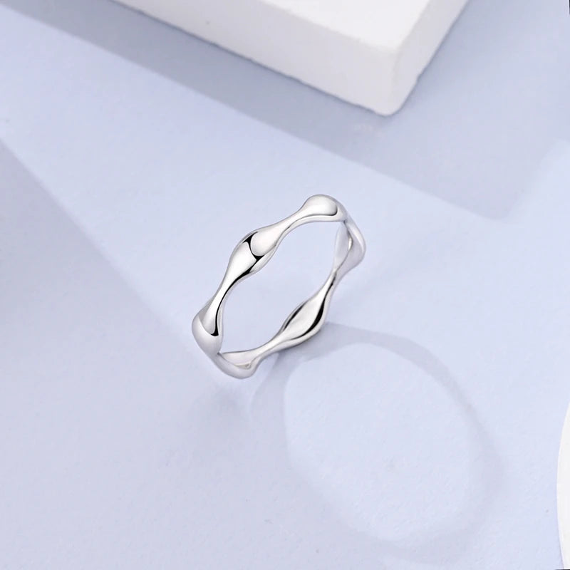925 Sterling Silver Ring – Infinite Love Star & Moon Design for Women, Wedding Jewelry Gift