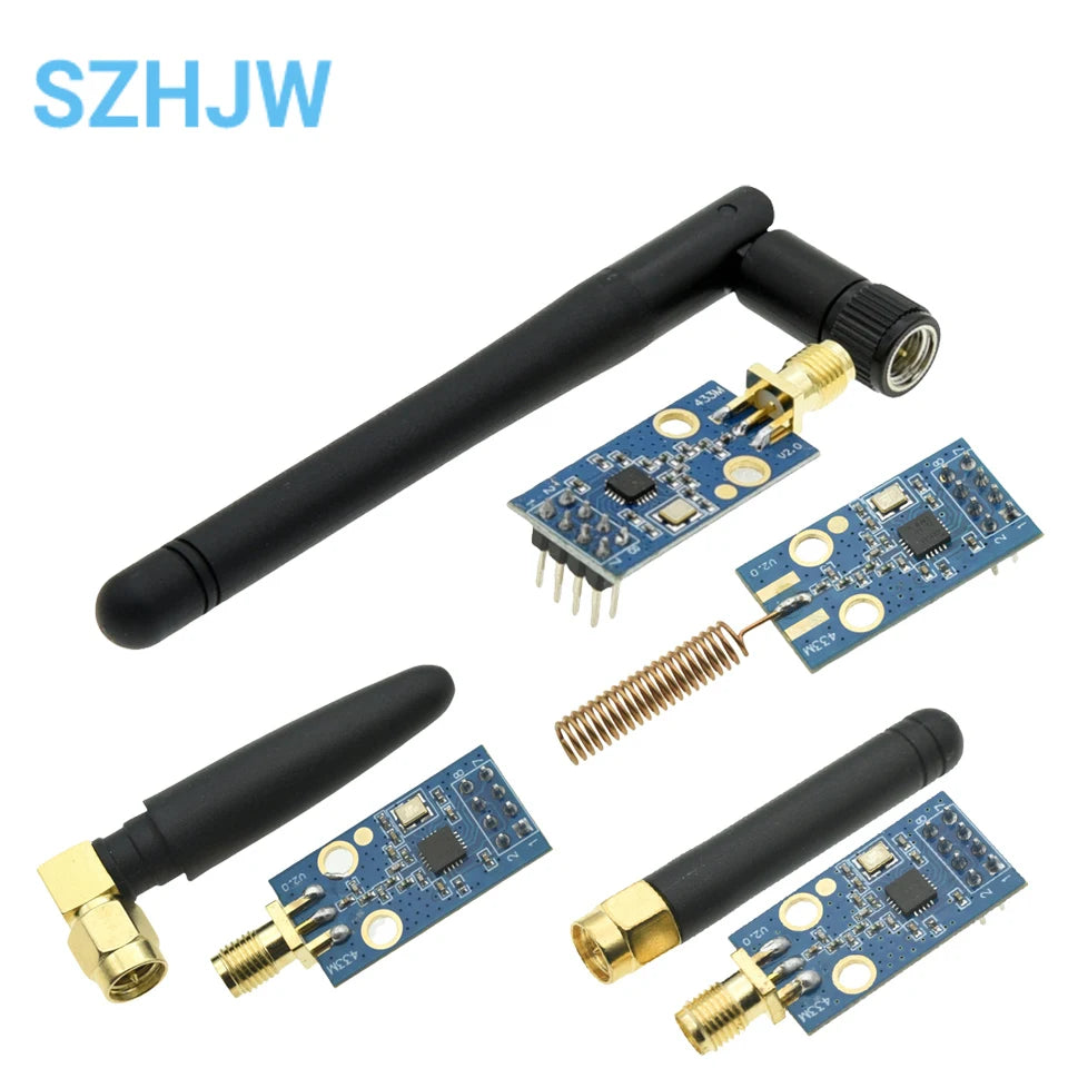 CC1101 433MHz Wireless Transceiver Module – SMA Antenna RF Communication Module