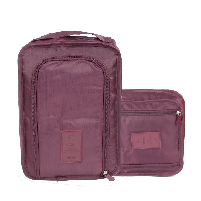 Portable Shoe Bags Travel Organizer - Multifunction Waterproof Folding Storage Holds High Capacity Shoe Pouch