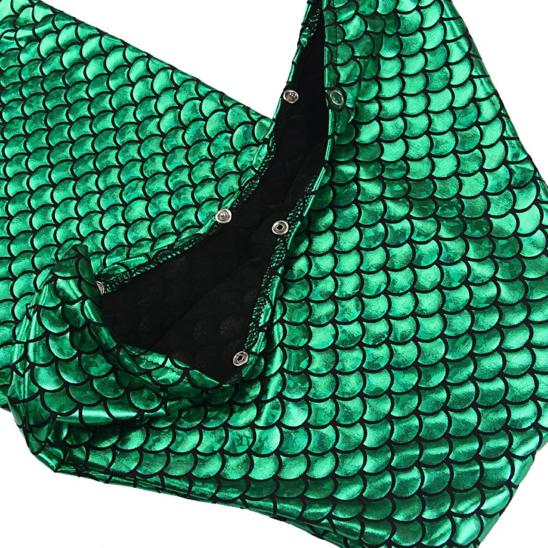 Little Girl Mermaid Tail Swimsuit — Kids Beach Bikini Cosplay Costume, Perfect Birthday Gift for Girls