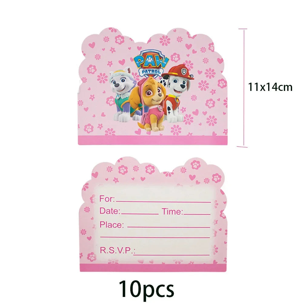 Pink Paw Patrol Party Supplies for Girls – Skye Balloons, Cups, Plates & Tablecloth for Birthday & Baby Shower