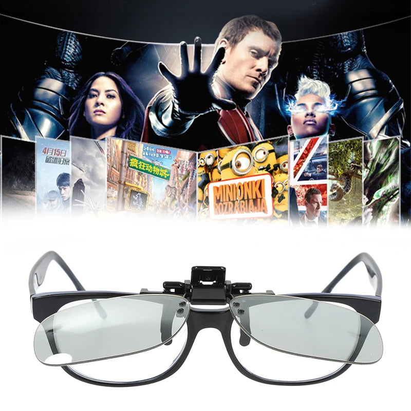 Black Frame Red Blue 3D Glasses – Immersive Anaglyph 3D for Home Theater, Movies, Games, DVD & Video Gifts