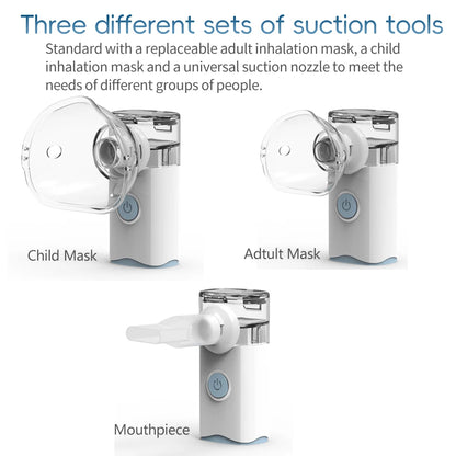 Handheld Portable Silent Mesh Nebulizer – Auto-Clean Inhaler for Kids, Portable Inhalator & Nebulizador