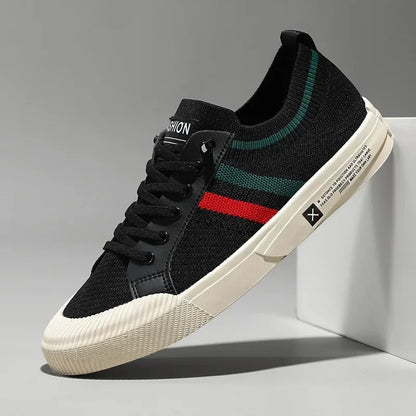 Luxury Men's Casual Sneakers – Fashionable Breathable Mesh Walking Loafers, Outdoor Flats Zapatos Para Hombres