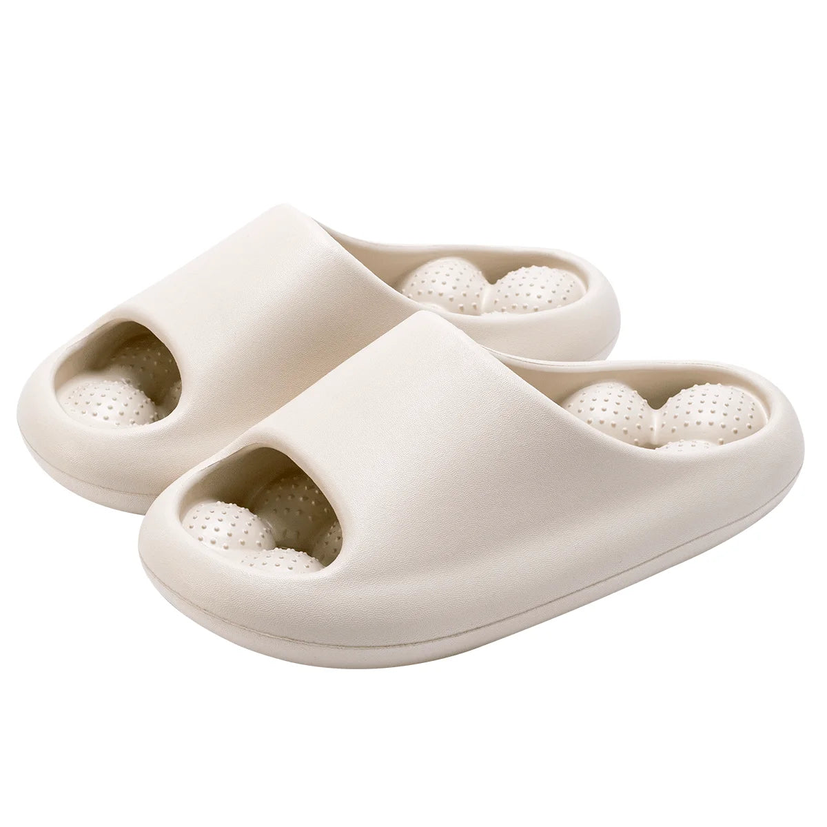 TZLDN Ergonomic EVA Bathroom Slippers - Unisex Waterproof Massage Slides with Breathable Comfort