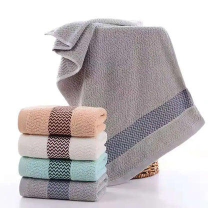 2pcs Thickened Cotton Face Towels — Soft, Quick-Dry, Highly Absorbent Towels