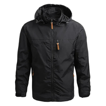 Men's Waterproof Windbreaker Jacket - Autumn Winter Outdoor Hiking Camping Fishing Casual Baseball Coat