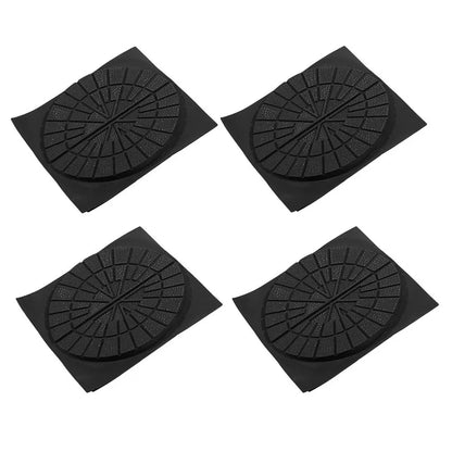 4PCS Wear-Resistant Shoe Insoles – Anti-Slip Self-Adhesive Sole Protectors for Sneakers, Heels & Rubber Shoe Repair