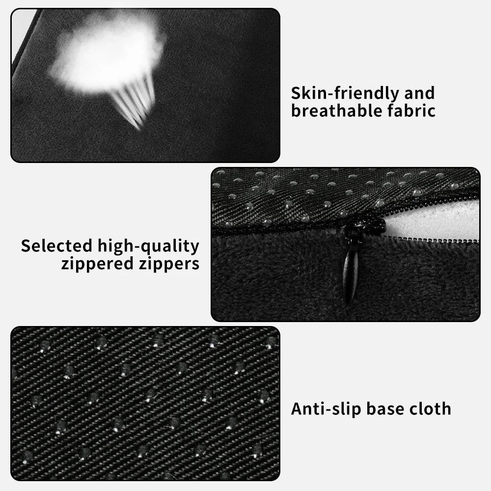 U-Shaped Memory Foam Eyelash Pillow - Ergonomic Neck Support for Lash Extensions, Beauty Salon & Home Use