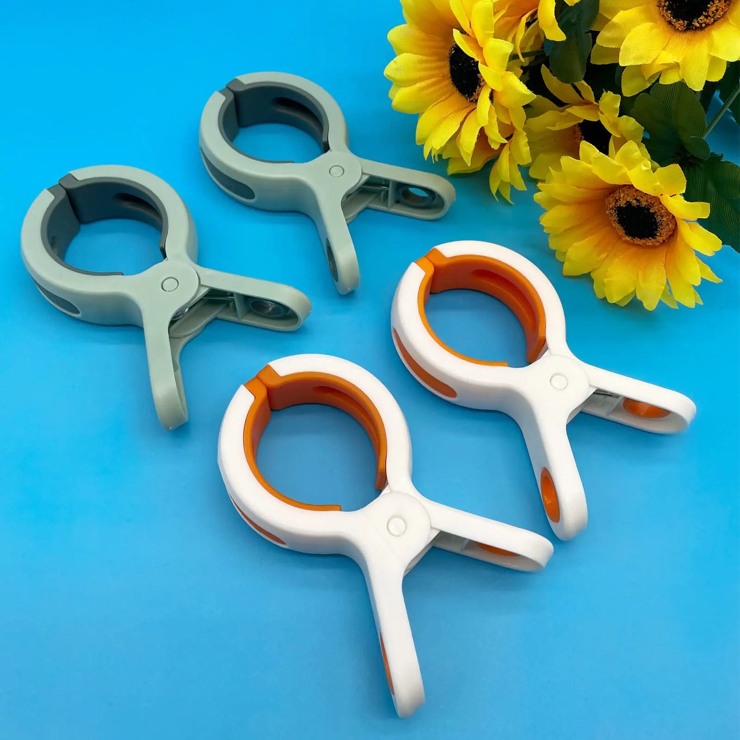 Extra Large Beach Towel Clips - Heavy Duty Chair Towel Holders & Clothes Clips for Cruise and Outdoor Use