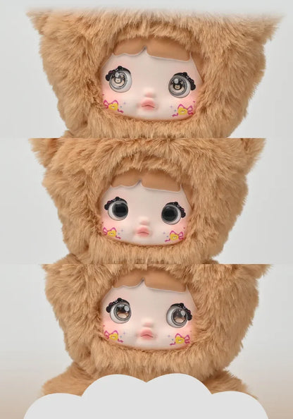 Nommi Cute Plush Blind Box Series — Random 21cm Collectible Plush Toy, 6 Pack Set
