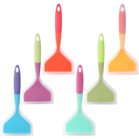 Silicone Kitchen Spatula Cooking Utensil – Non-Stick Heat Resistant Scraper for Eggs, Meat & Pizza Baking