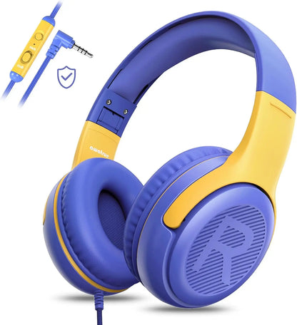 AWATRUE AT2 3.5mm Surround Stereo Gaming Headset – Memory Earmuffs with Mic for PC, Laptop & Kids
