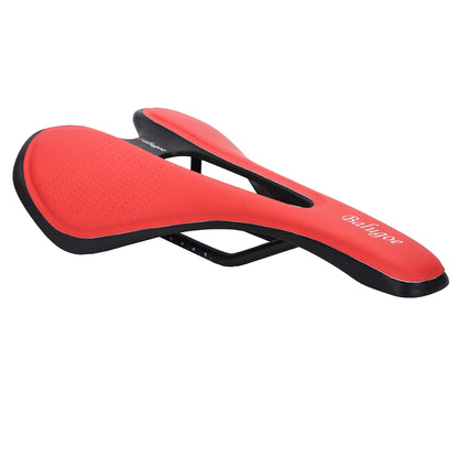 MTB Bike Saddle - PU Leather Gel-Filled Shockproof Comfort Seat for Mountain & Road Bicycles