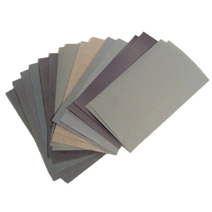 15PCS Sandpaper Set - 400-3000 Grit Wet & Dry Sanding Paper for Polishing, Smoothing & DIY Projects