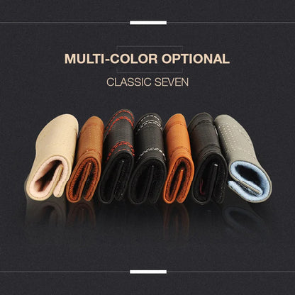 Universal Auto Interior Door Handle Protective Case: Breathable PU Leather Roof Pull Handle Cover - Non-Slip & Warm, Available in 1 or 2 Pieces
