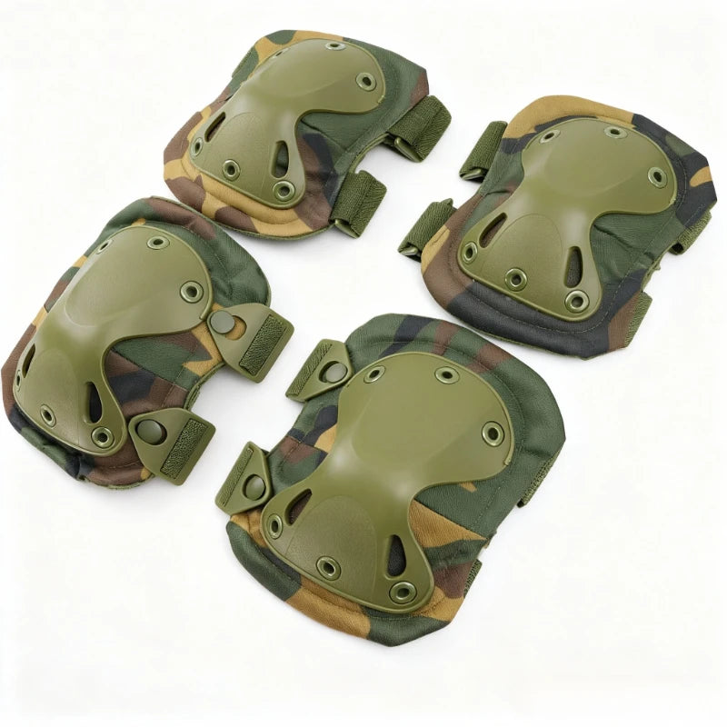 Outdoor Tactical Knee & Elbow Pads - Protective Gear for Cycling, Hiking & Mountaineering