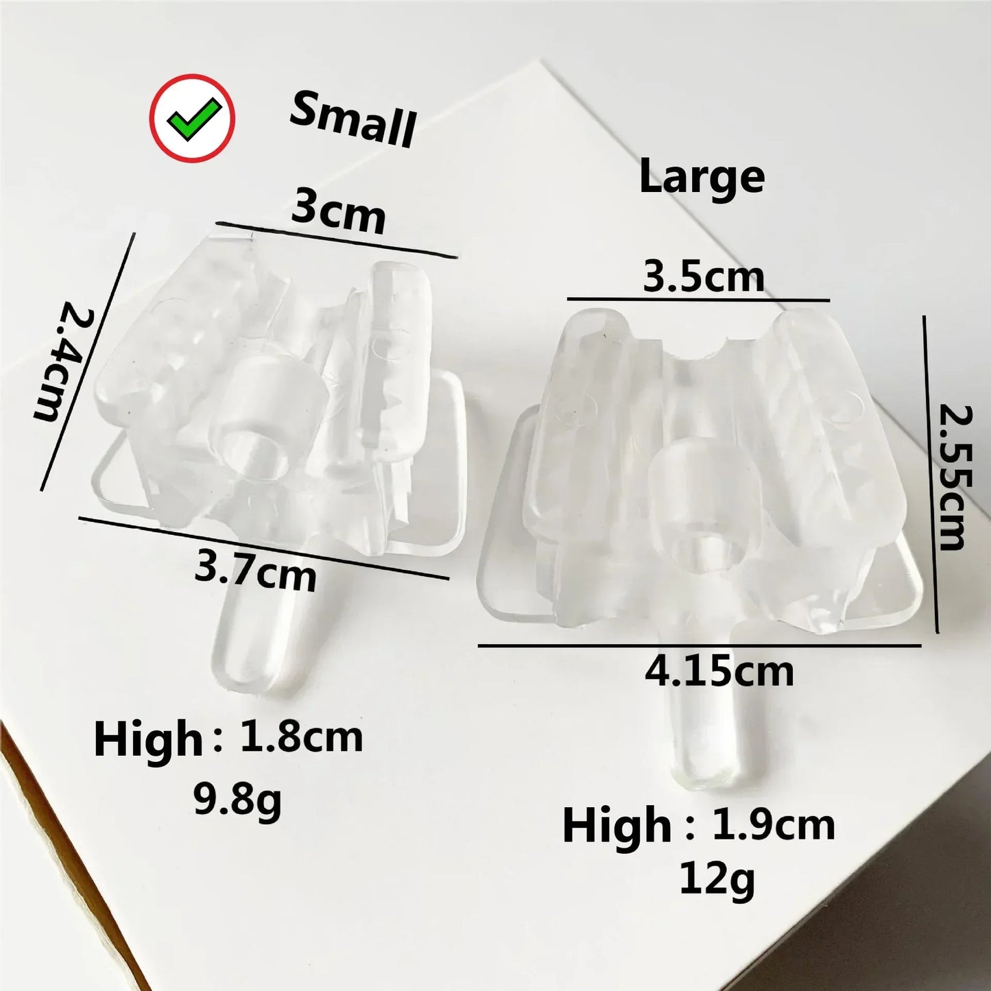 5pcs Dental Mouth Support Saliva Ejector Suction Tips with Occlusal Pad Mouth Opener Retractor
