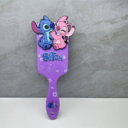 Miniso Disney Lilo & Stitch Air Cushion Massage Comb – Cartoon Stitch Hairbrush for Kids & Students