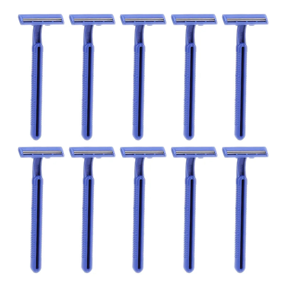Disposable Whisker Shaver Set – 300+10PCS Stainless Steel 2-Layer Blade Razors for Men & Women