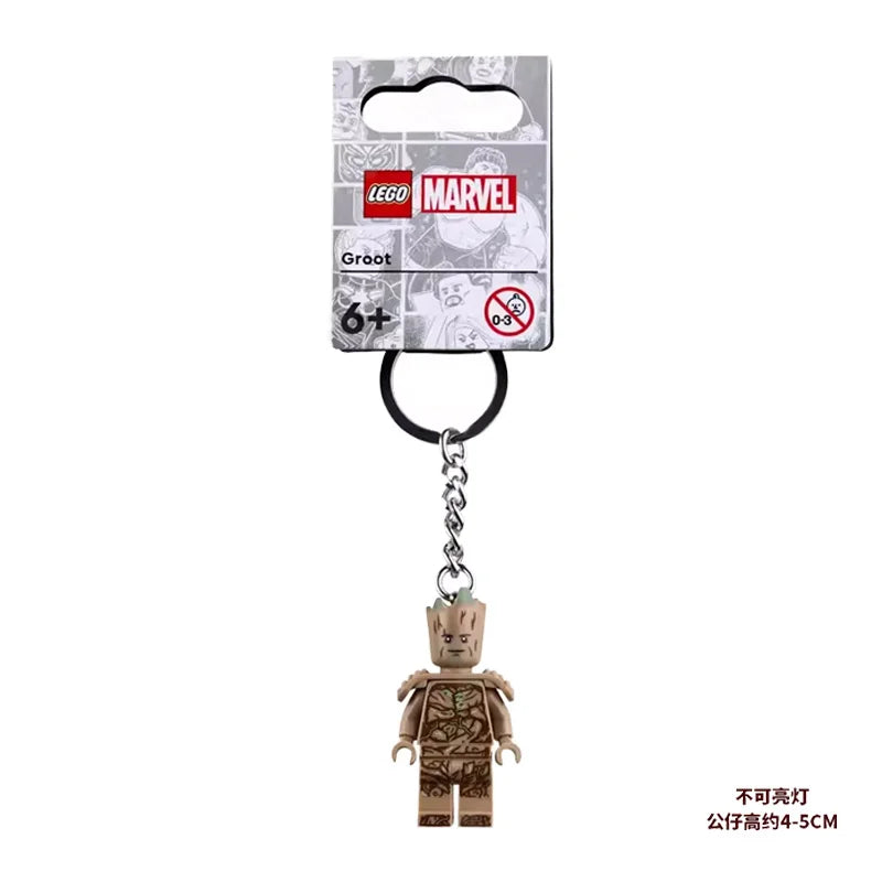 Superhero and Movie Character Keychain - Spider-Man, Miles Morales, Gwen, Batman, Iron Man, Loki, Darth Vader, Yoda and Stormtrooper Mini Figures