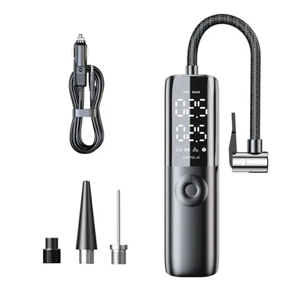 Portable 12V 150PSI Car Tire Air Compressor – Electric Air Pump for Car, Motorcycle & Bike with Long Power Cord